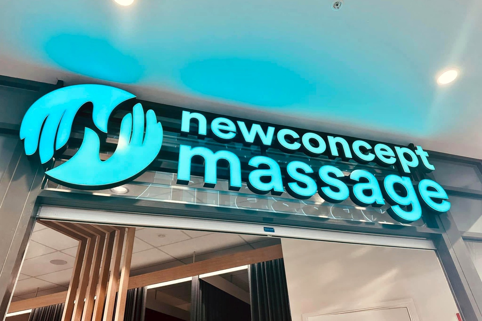 New Concept Massage front entry at The Village Warralily Shopping Centre, Armstrong Creek